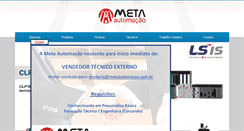 Desktop Screenshot of metaautomacao.com.br