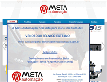 Tablet Screenshot of metaautomacao.com.br